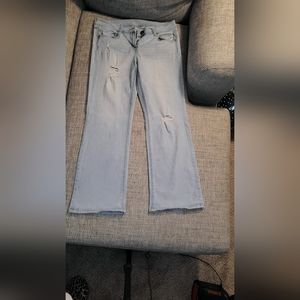 American Eagle Outfitters Favorite Boyfriend Light Washed Denim Jeans